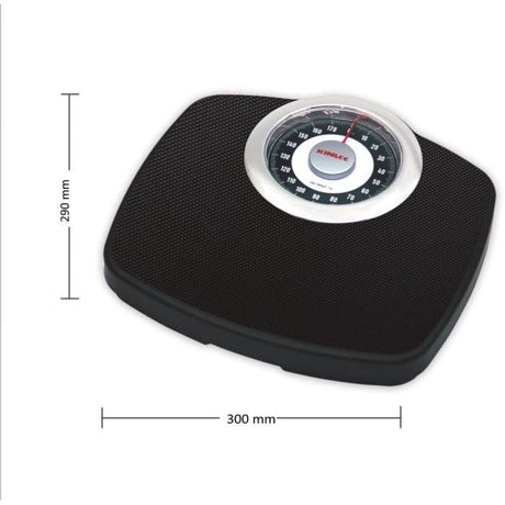 Balance Pčse-personne mécanique LITTLE BALANCE 8400 Confort 180, 180 kg / 1 kg, Grand écran, Compact, Noir & Chrome