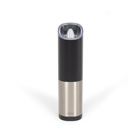 Moulin a épices - LIVOO - GS161 - 80 ml - Moulure réglable - LED bleue - Par gravité rechargeable