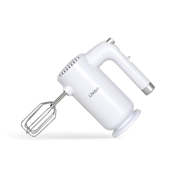 Batteur électrique - LIVOO - 250 W - 5 vitesses - Fonction turbo - Blanc