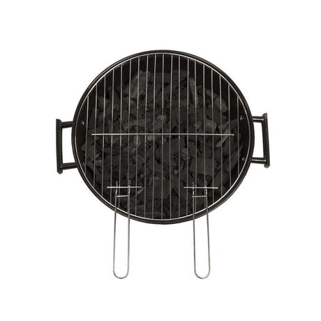 Barbecue a charbon - LIVOO - DOC172K - ř41 cm - Grille en acier chromé - Hauteur 69,5 cm - Poignées - 2 roues crantées