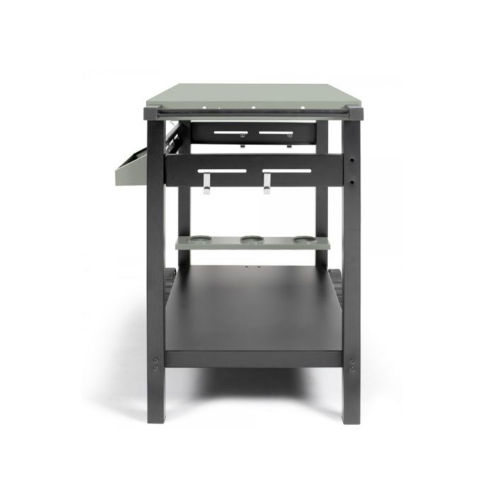 Desserte pour plancha - LIVOO - GS167V - Vert / Noir - 85 x 50 cm