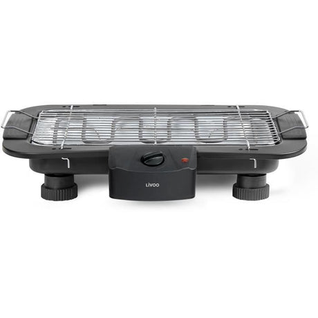Barbecue électrique sur pieds 2 en 1 - LIVOO - DOM506 - 2200W - 2 en 1 - 2 hauteurs - Thermostat ajustable