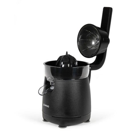 Presse-agrumes électrique a bras - LIVOO - DOD211N - 120 W - 1 grand cône et 1 petit cône - Noir