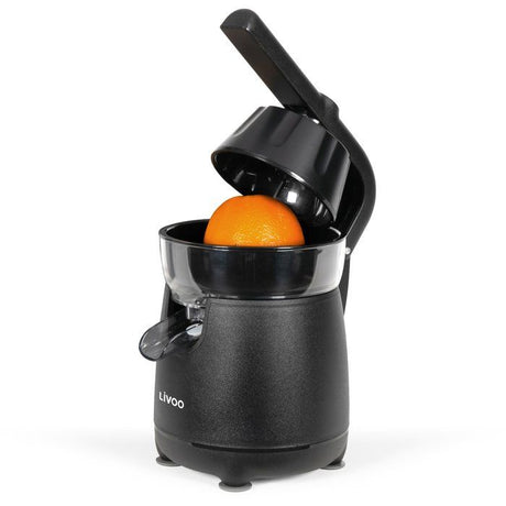Presse-agrumes électrique a bras - LIVOO - DOD211N - 120 W - 1 grand cône et 1 petit cône - Noir