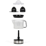 Presse-agrumes électrique - LIVOO - DOD210 - 40 W - 1 grand cône et 1 petit cône - Inox / Noir