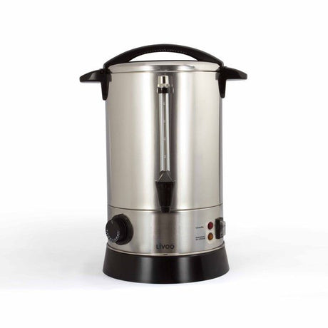 Percolateur a café - LIVOO - DOM397 - 950 W - 6,8L - 40 tasses - Acier inoxydable
