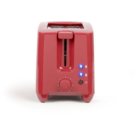 Grille-pain 2 fentes - LIVOO - DOD162RC - 750 W - Thermostat réglable : 7 niveaux - Rouge