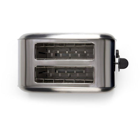 Grille-pain 2 fentes - LIVOO - DOD196 - 850 W - Thermostat réglable : 7 niveaux - Acier inoxydable