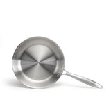 Poele Acier inoxydable 18/10 Triply Brigade 20 cm - LIVOO - MEP157 - Tous feux dont induction - Made in France