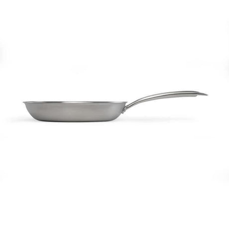 Poele Acier inoxydable 18/10 Triply Brigade 24 cm - LIVOO - MEP158 - Tous feux dont induction - Made in France