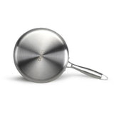 Casserole en acier inoxydable 18/10 Brigade 20 cm - LIVOO - MEP161 - Acier inox. Triply - Tous feux dont induction - Made in France