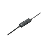 Casque - Filaire - Logitech - H650E - USB - Micro stéréo - Noir