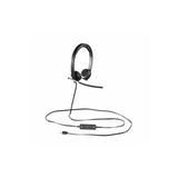 Casque - Filaire - Logitech - H650E - USB - Micro stéréo - Noir