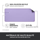 Tapis de souris - Logitech - Desk Mat - Studio Série - Lavande