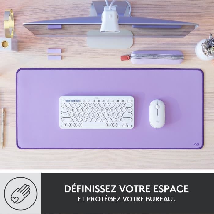 Tapis de souris - Logitech - Desk Mat - Studio Série - Lavande