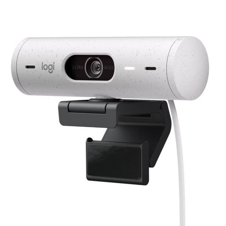 Webcam - Full HD 1080p -  Logitech - Brio 500 - Microphone intégré - Blanc