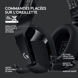 Casque gamer - Sans fil - Logitech G - G733 Lightspeed - PS5, PS4, PC, MAC - Noir