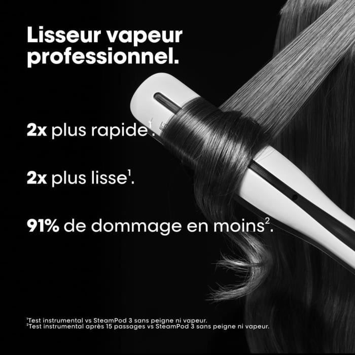 Lisseur vapeur + 2 soins - L'OREAL - Steampod 3.0 X Huile Absolut Repair X Masque Absolut Repair Molecular