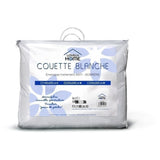 Couette 140 x 200 cm - LOVELY HOME - Légere - 280 g/m˛ - Anti-acariens - 1 personne - Blanc