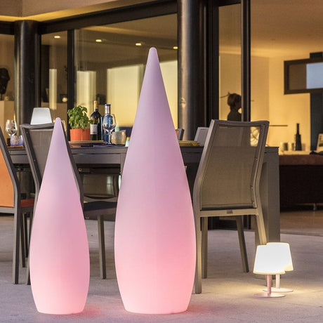 Lampadaire extérieur sans fil - LUMISKY - CLASSY C80 - LED multicolore dimmable - Télécommande - H80 cm