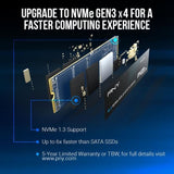 Disque SSD Interne - PNY - CS1030 M.2 GEN3 - 250 Go - NVMe (M280CS1030-250-RB)