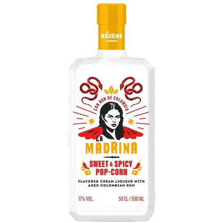La Madrina - Cream Liqueur Sweet & Spicy Popcorn - 17,0% Vol. - 50cl