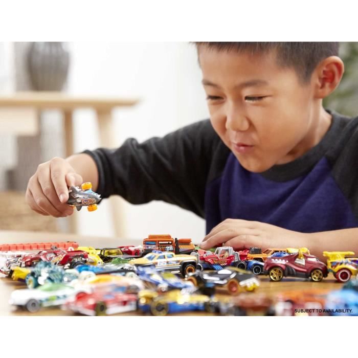 Hot Wheels - Coffret De 20 Véhicules - Petites voitures - 3 ans et + H7045