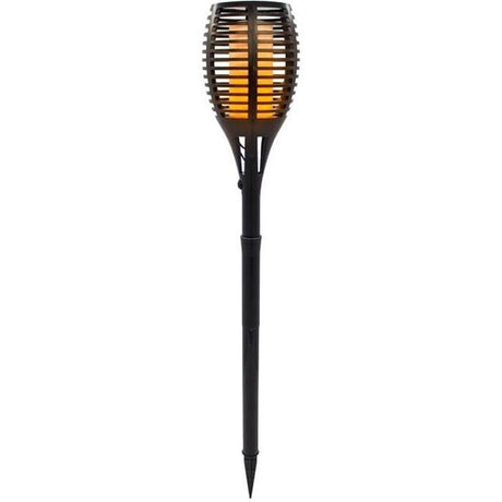 Torche solaire Maity Sun - Effet flamme - LED - H 80 cm - Blanc chaud - LUMI JARDIN
