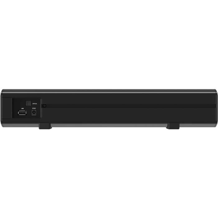 MAJORITY BOWFELL - Barre de son 2.1 compacte - Bluetooth, RCA, USB, Optique et Aux-in - 50W - Noir