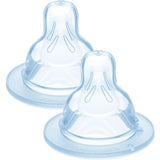 Tétine MAM Silicone +2m Débit 2 Moyen - Lot de 2
