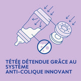 Lot de 2 Biberons - MAM - Easy Start / Anti-Colique - 260 ml - Tétine Débit 2 - Océan + Sable
