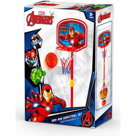 Panier de basket - MARVEL - Iron Man - Réglable avec sons et lumieres - 100-160 cm