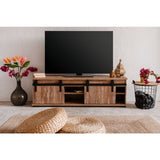 Meuble TV - MARRAKESCH - Chene - 160 x 50 x 40 cm