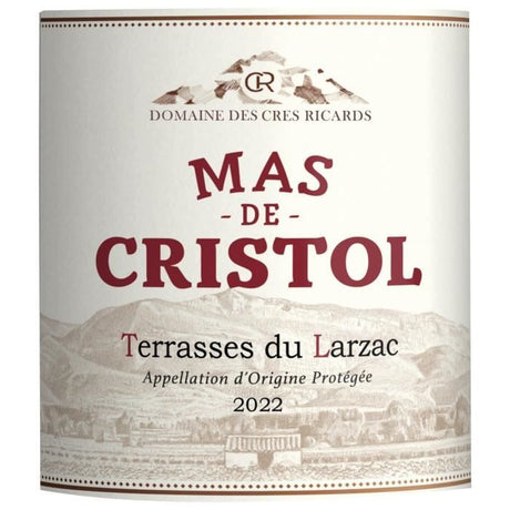 Domaine des Cres Ricards Mas de Cristol 2024 Terrasses du Larzac - Vin de rouge Languedoc