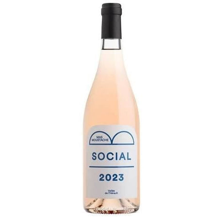 Domaine Mas Moustache Social 2023 - IGP Pays d'Hérault - Vin rosé du Languedoc 75cl