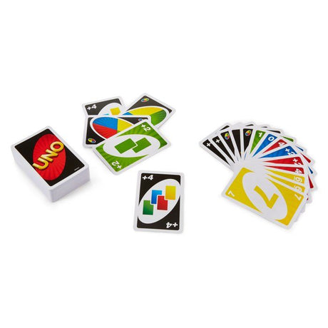 Uno Classique Clipstrip - Jeu de Cartes Famille - Avec cartes Joker personnalisables - Mattel Games - BGY49 - 7 ans et +