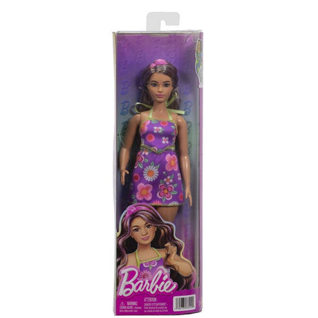 Fashionista - Poupée robe violet et blanc - des 3 ans - FBR37