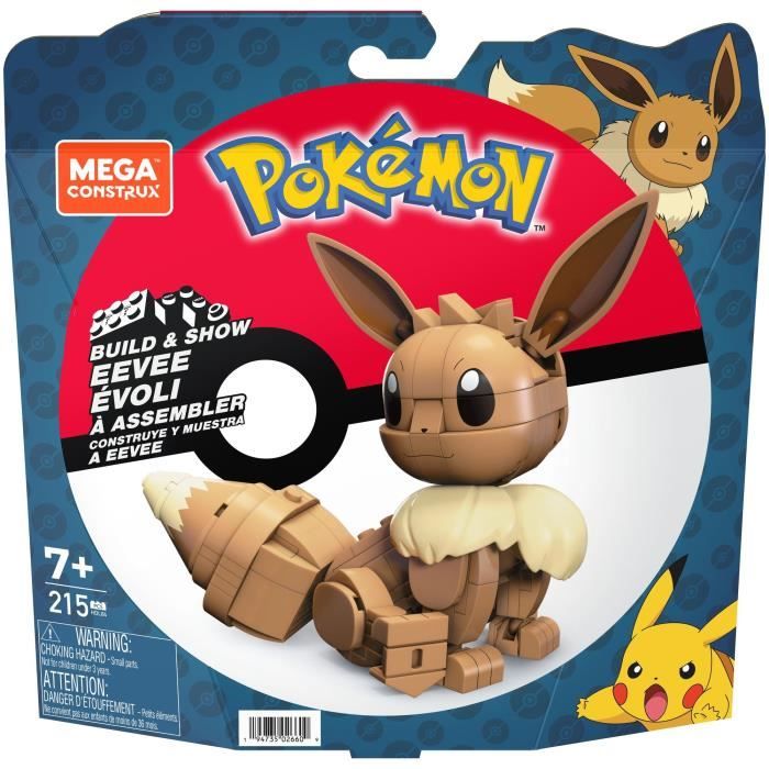 Mega Construx - Pokemon Evoli a assembler - Briques de construction - Des 7 ans HDL84