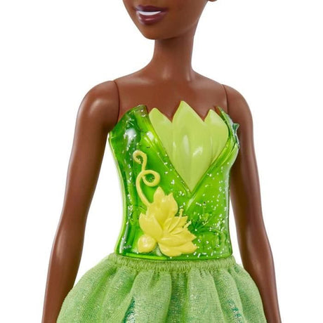 Tiana Poupée 29 cm, Mattel Poupée Disney Princesses habillage et accessoires HLW04