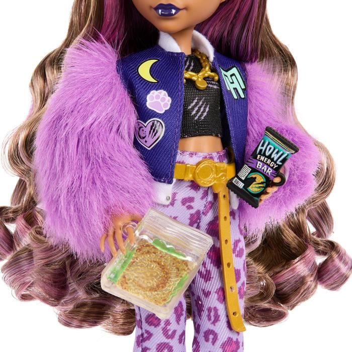 Monster High-Clawdeen Wolf-Poupée avec chien Crescent et accessoires HRP65