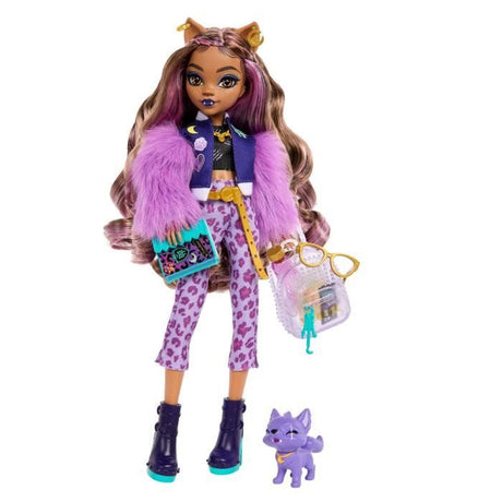 Monster High-Clawdeen Wolf-Poupée avec chien Crescent et accessoires HRP65