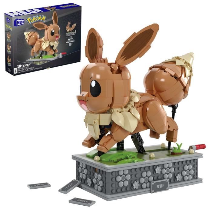 MEGA-Pokémon-Évoli en Mouvement-Coffret de construction 1 381 pieces HTH71
