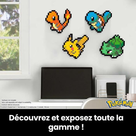 MEGA-Pok?mon-Salam?che-Coffret de construction r?tro 349 pi?ces - MEGA Pok?mon - HTH76