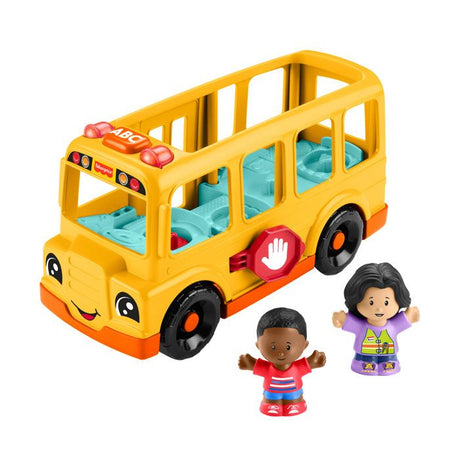 Fisher-Price Little People-Le Bus Scolaire-Véhicule musical a pousser HYT03