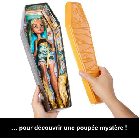 Monster High-Secrets Enfouis-Coffret Poupée Soirée Pyjama Terrifiante - 4 ans+- HYV64