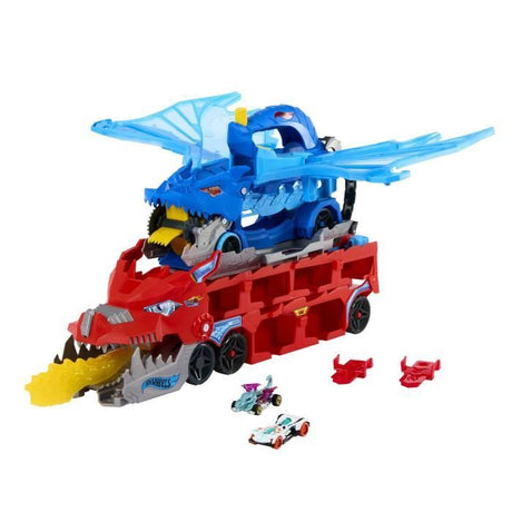 Hot Wheels - Transporteur 2 en 1 Dragons Hot Wheels City - Hot Wheels - JBM72