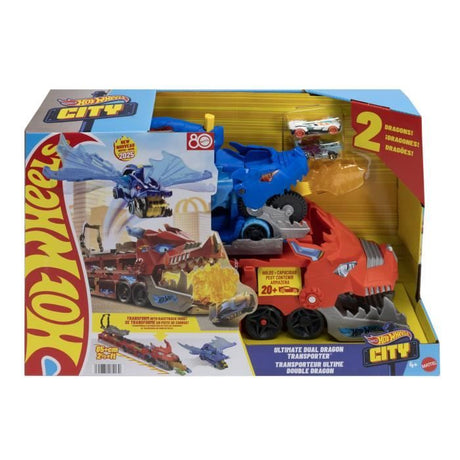 Hot Wheels - Transporteur 2 en 1 Dragons Hot Wheels City - Hot Wheels - JBM72