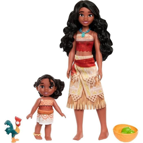 MATTEL Disney Vaiana 2 - Coffret des 2 soeurs - poupée du film Vaiana 2 JBT66