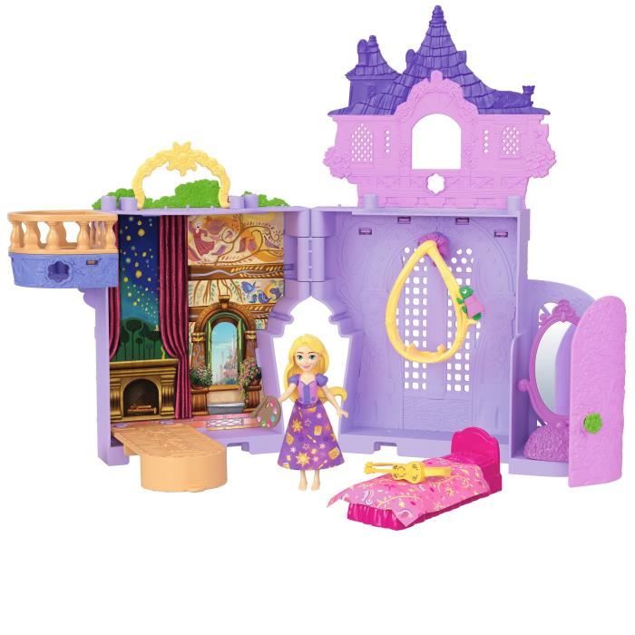 Disney - La Tour de Raiponce - Histoires a Empiler - Coffret avec poupée - Disney Princess - JDP61