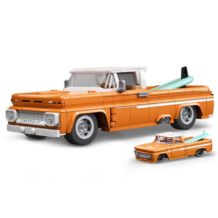 Hot Wheels - Coffret de Construction Custom Chevy Pickup 1962 Mattel Brick Shop - Mattel Brick Shop - JFT20